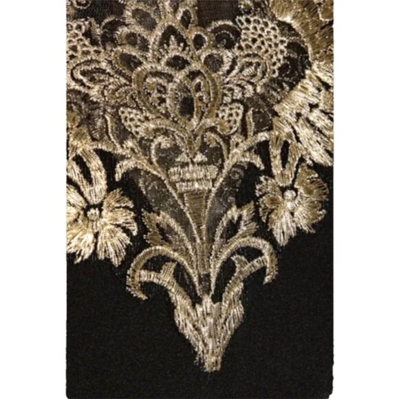 Marchesa Notte Embroidered Formal Gown - Picture 4 of 6